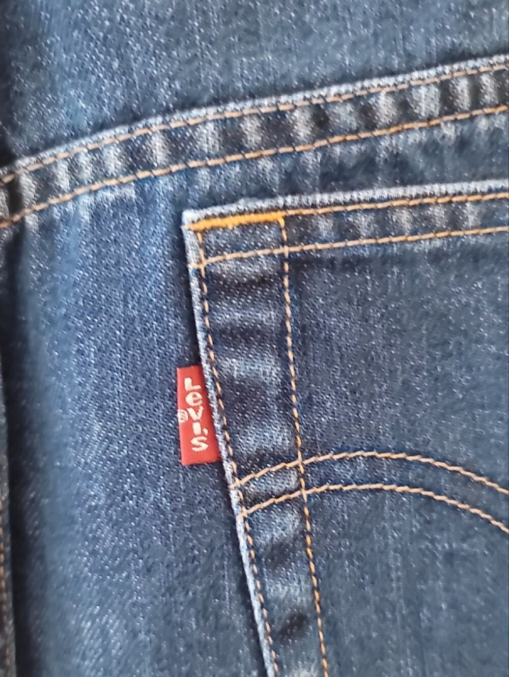 Levi's Fun Ready Dark Blue Denim Mini Skirt - Picture 8 of 11
